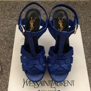 Saint Laurent
Women's Tribute Platform Sandals
